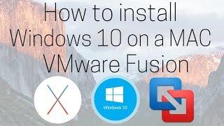 Install Windows 10 on OS X in VMware Fusion 8