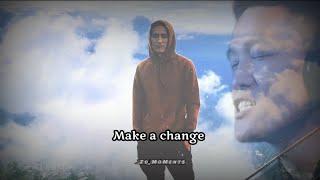 Gnie - Make a change ( lyrics ) #wearetheworld ( We are the world rap part ) #shorts