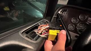 Peterbilt truck tip | How to fix the window switch on temporary basis | peterbilt 389