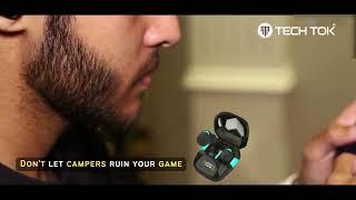 Tech Tok Tws 5.1 Wireless Bluetooth Earbuds Perfect For Gaming | Best Earbuds For PUBG