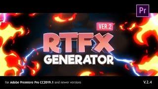 RTFX Generator / 1000 Flash FX elements  Bestsellers ▶▷ Premiere Pro Trends ◁◀