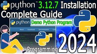 How to Install Python 3.12.7 on Windows 10/11 [2024 Update] Complete Guide | Hello World Python Code