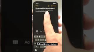 Move Cursor with Space Bar in iOS