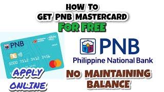 Paano Kumuha ng ATM Online na Walang Babayaran | PNB Savings Account/Debit Card | PNB Tap MasterCard