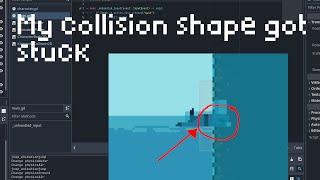 Godot 4.3 - My collision shape got stuck