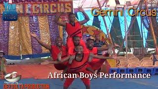 African Boys Performance in circus || Gymnastics Stunts and Entertainment