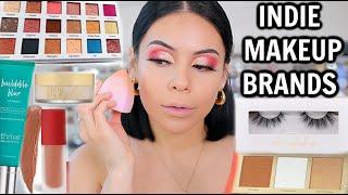 FULL FACE OF INDIE MAKEUP BRANDS! (I'm so impressed with these products) 