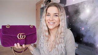 GUCCI MARMONT VELVET | UNBOXING MY NEW GO-TO SPRING AND SUMMER BAG