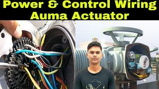 Power Wiring & Control Wiring Of Auma Actuator