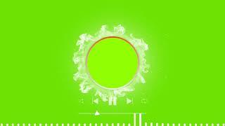 Green screen visualizer template audio music spectrum video VFX artist