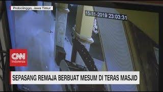 Duh! Sepasang Remaja Berbuat Mesum di Masjid Terekam CCTV