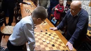 #22= Вундеркинд сносит флаг Международного Гроссмейстера Плакхина Улётное видео с шашечного турнира.