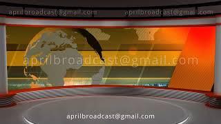 News TV Studio Set 104- Virtual Green Screen Background Loop