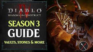 Diablo 4 Season 3 Guide - Companion, Vaults, Stones, Tremors and More!