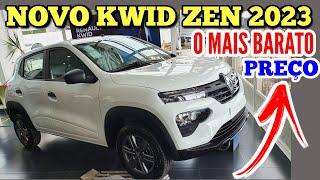 NOVO KWID 2023 ZEN A VERSÃO MAIS BARATA PREÇO E FICHA TÉCNICA