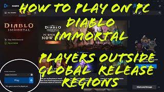 How to Play Diablo Immortal on PC from the Philippines or SEA | Global Release | Diablo Immortal