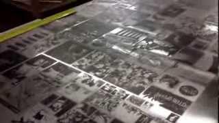 PROLAB digital Imaging prints custom silver wall paper, artist Jason Yates, Hedi El Kholti