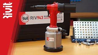 RIV943 - Rivettatrice oleopneumatica per inserti filettati
