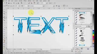 Corel Draw X5 Artistic Media Tutorial