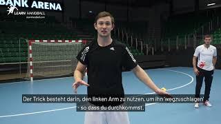 Überziehertäuschung, Sander Sagosen, Handballübung, Learn Handball (Deutsch)