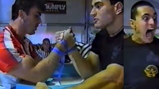 Engin Terzi vs Rustam Babaev Ukrainian, World armwrestling championship 2001