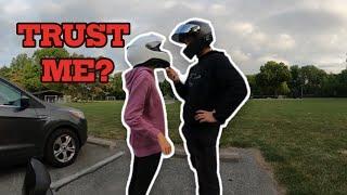 How to get a girl's number (with a motorcycle)