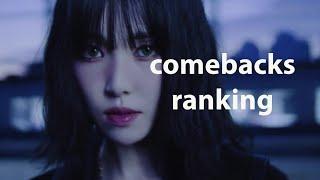 ranking my favorites comebacks of september 2023