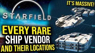 Starfield - All Rare and Unique Ship Vendor Locations!