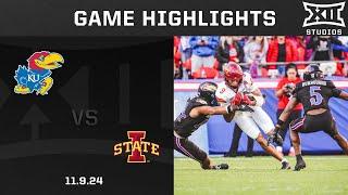 #17 Iowa State vs. Kansas Game Highlights | 2024 Big 12 Football