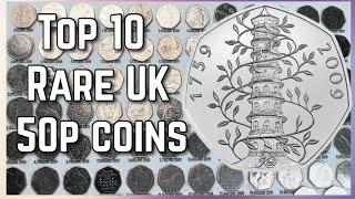 UK’s Most Rare 50p Coins: Top 10 Most Valuable Coins in Your Pocket Today