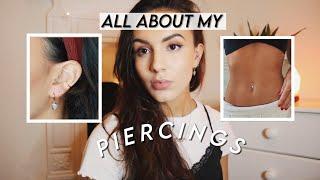 ALL ABOUT MY PIERCINGS | CONCH, TRAGUS, ROOK & MORE | Becca Watson