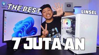 Rakit PC 7 Jutaan Buat Streaming Dan Editing Ft Case Cubegaming Linsel