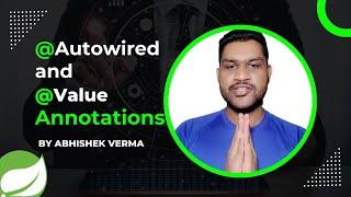 Autowired and Value annotations #7 #javaprogramming #springboot #springbootseries