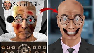 ASMR Animation Help Dr. Skibidi toilet become a normal person | WOW Brain Satisfying Video