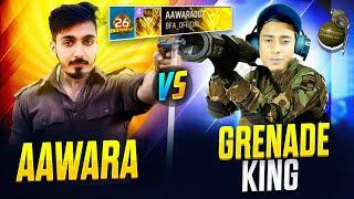 Aawara Vs Grenade King  Nalla Noni Challenged Me But गलती हो गई || Free Fire max