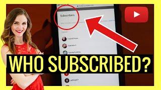 WHO SUBSCRIBED? How to CHECK public SUBSCRIBER LIST on YOUTUBE! (Desktop & Mobile 2021)  WATCH THIS