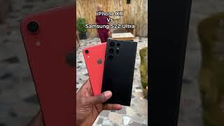 Samsung S22 Ultra vs iPhone XR 4K Video Recording - Camera Comparison