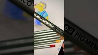 Moe Shyslak art | prod. by #enrgybeats | Art stuff #marcopencils | #simpsons #satisfying #art