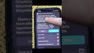 Check IPhone Battery Cycle Count