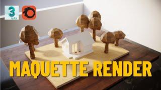 How To Create Maquette Render 3ds Max | Eris Graphic