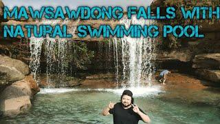 Cherrapunji Waterfall With Natural Swimming Pool and Crystal Clear Water || Mawsawdong Falls|| Ep.3