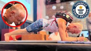 Longest Plank with a 40 Pound Pack - Guinness World Records