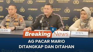 AG Pacar Mario Resmi Ditahan Polisi Usai Diperiksa 6 Jam