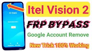 Itel Vision 2 Frp Bypass l 100% Working l Itel Vision 2 Google Account Bypass