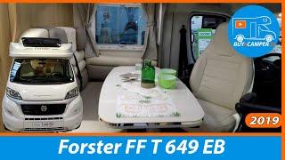 compact low profile | Forster FF T 649 EB | 4 berths | large bed | 6.5 meter |  motorhome tour