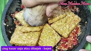 Sambel tempe kemangi enak, mudah, murah dan sesimpel itu.