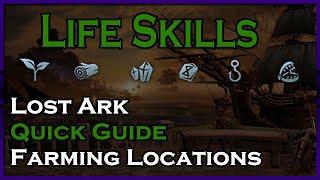 Lost Ark - Life Skills | Farming Locations | Quick Guide