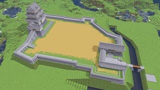 Minecraft: How to build a Japanese castle | Odawara Castle Part4 [Tutorial]