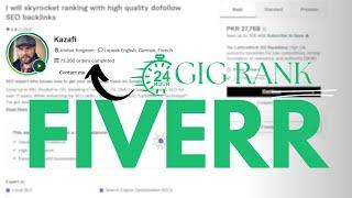 How To Rank Fiverr Gig On First Page in 24/HRs  Fiverr GIG Ranking 2024