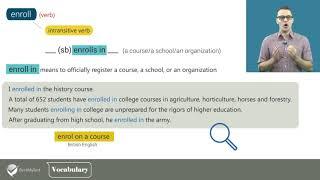 TOEFL Campus Vocabulary Lesson 1